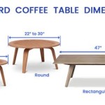 Coffee Table Length And Width