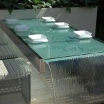 Coffee Table With Water Feature