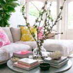 How To Stage A Round Coffee Table