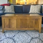 Mission Style Coffee Table With Storage
