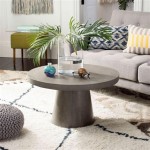 Round Stone Coffee Table Outdoor