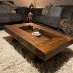 Rustic Living Room Coffee Table