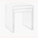 West Elm Acrylic Coffee Table